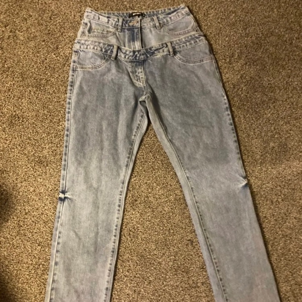 Misguided pants , 2 pant look illusion